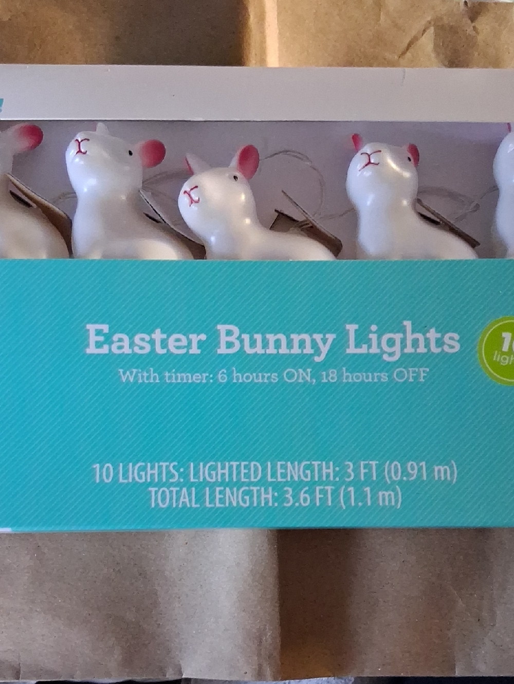 NWT! Bunny String Lights